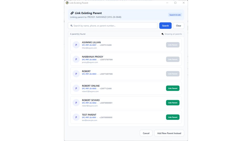 SchoolMeridian: Link an existing parent
